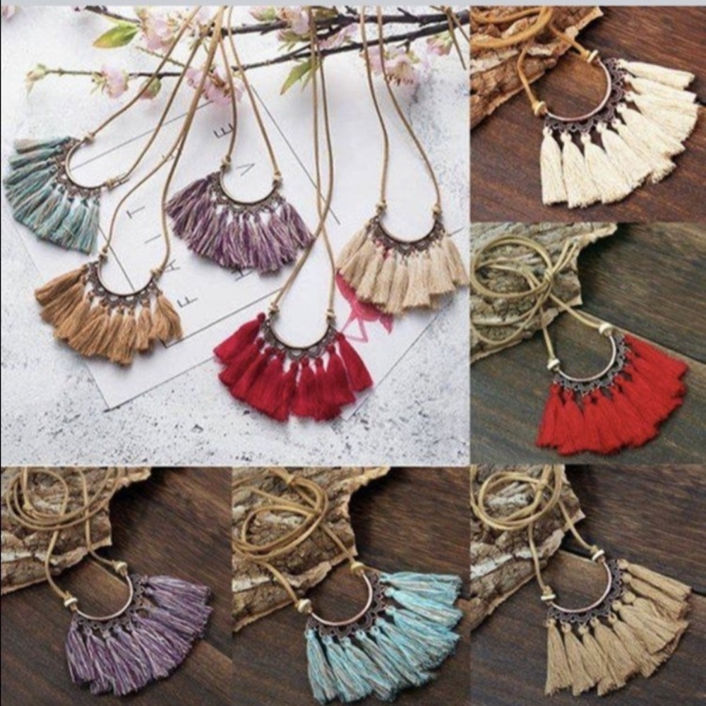 Tassel necklaces